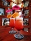 Hurricane, wie hier beschrieben. Die Grenadine wurde zum Schluss hinzugefügt. 